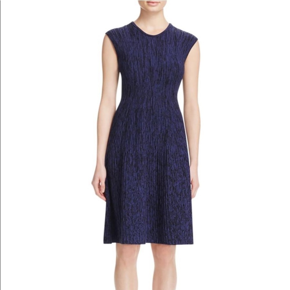 Boss Hugo Boss Fadesa Ribbed‎ Dress Navy